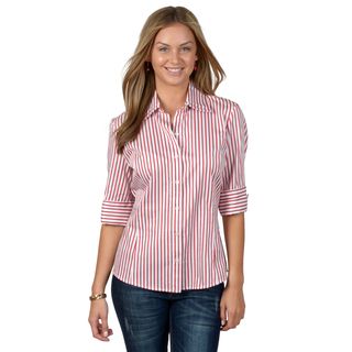 Journee Collection Womens Double Collar Button up Shirt