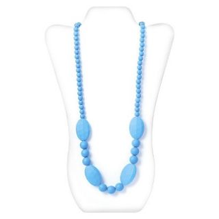 Nixi by Bumkins Ellisse Silicone Teething Necklace   Blue