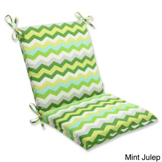 Pillow Perfect Panama Wave Squared Corners Chair Outdoor Cushion