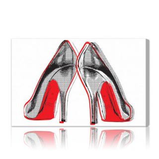 Oliver Gal Fire in Your New Shoes Graphic Art on Canvas 10041 Size 16 x 12