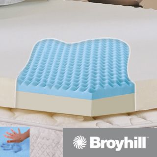 Broyhill Classic Dual layer 3 inch Gel Memory Foam Mattress Topper With Washable Cover