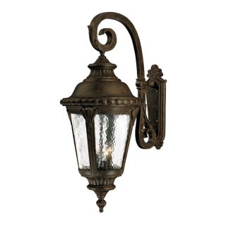 Surrey Collection Wall mount 4 light Outdoor Black Coral Light Fixture