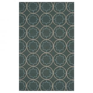 Hand hooked Dolly Contemporary Geometric Indoor/ Outdoor Area Rug (9 X 12)
