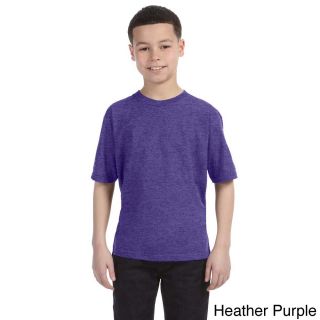 Anvil Anvil Youth Ringspun Cotton T shirt Purple Size L (14 16)