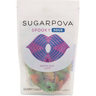 SUGARPOVA   Spooky Sour gummy spider sweets 142g