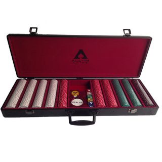 All in 500 piece Clay Poker Chip Set With Carrying Case