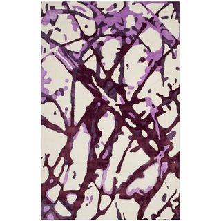 Isaac Mizrahi By Safavieh Plum Blossom Wool Rug (4 X 6)