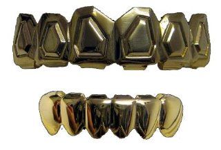 GRILLZ Top & Bottom Tombstone Teeth Hip hop bling Grill Jewelry