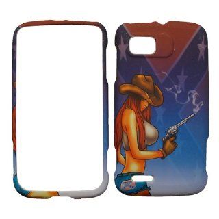 FOR MOTOROLA ATRIX 2 /MB865 SEXY CONFEDERATE COWGIRL COVER CASE Cell Phones & Accessories