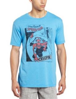 JUNK FOOD CLOTHING Men's Spiderman Creepin T Shirt at  Mens Clothing store Fashion T Shirts