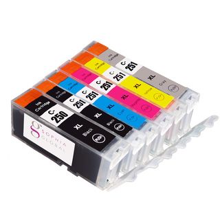 Sophia Global Compatible Ink Cartridge Replacements For Pgi 250xl And Cli 251xl (pack Of 6)