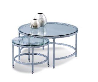 Bassett Mirror T1792 120C Patinoire Round Cocktail Casters End