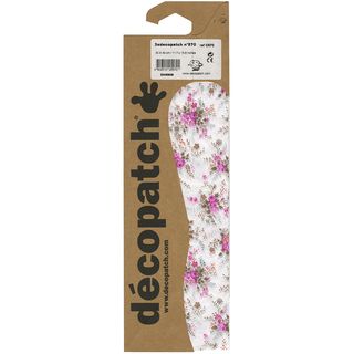 Decopatch Paper 15.75x11.75 3 Sheets/pkg white And Pink Flowers