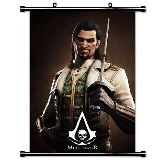 Assassin's Creed 4 Black Flag Video Game Fabric Wall Scroll Poster (32" x 45") Inches   Prints