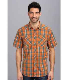 The North Face S/S Orangahang Woven Mens Short Sleeve Button Up (Yellow)