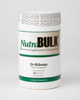 D Ribose 850mg Capsules 500 Count Health & Personal Care