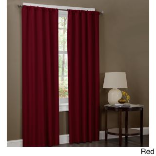 Maytex Mills Microfiber 84 Inch Curtain Panel Pair Red Size 40 x 84