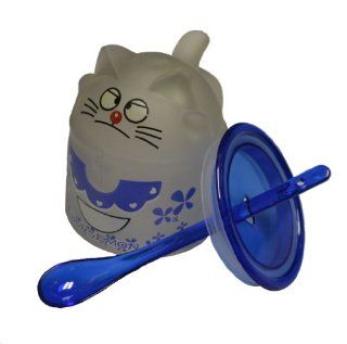 Cute Dorsemon Cat Mug with Lid and Spoon  Other Products  
