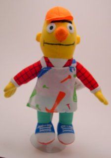 10" Sesame Street Bert Construction Plush Toys & Games