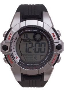 Dunlop DUN 149 G01  Watches,Mens Digital with Black Rubber Strap, Casual Dunlop Quartz Watches