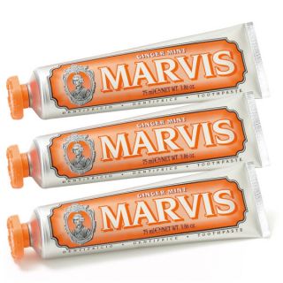 Marvis Ginger Mint Toothpaste Triple Pack (3 x 75ml)      Health & Beauty