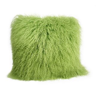Pur Modern Tanner Curly Lamb Oversized Pillow MLP 012 Color Lime
