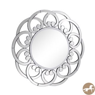 Christopher Knight Home Round Arch Modern Wall Mirror