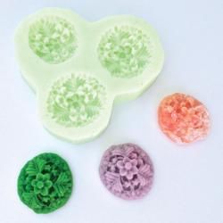 Wow  Silicone Mold   Foliage Button