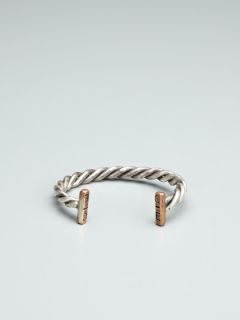 Twisted Sterling Silver Bracelet by Cause and Effect