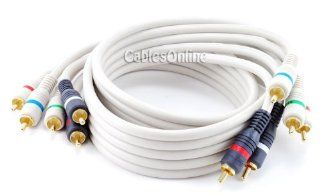 3 Ft. High Quality Python Component Audio/video 5 rca (Rgb/rw) Cable Electronics