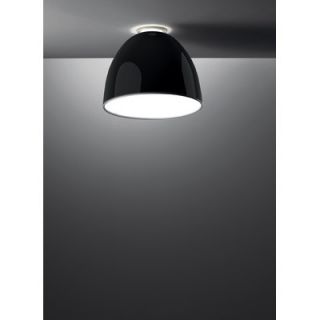 Artemide Nur Gloss Ceiling Light USC A2458 Finish Black, Bulb Type 70W Fluo
