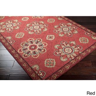 Hand hooked Mila Contemporary Floral Indoor/ Outdoor Area Rug (9 X 12)