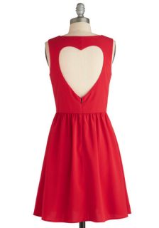 Heart on Your Sleeveless Dress  Mod Retro Vintage Dresses