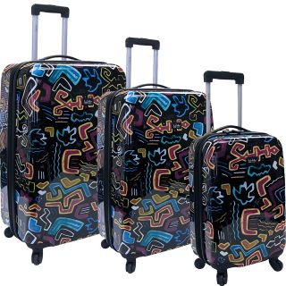 Nicole Miller NY Luggage Allegra 3 PC Spinner Luggage Set