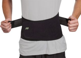 New Balance Ti22 Adjustable Back Support w/ Hot/Cold Compress   Black