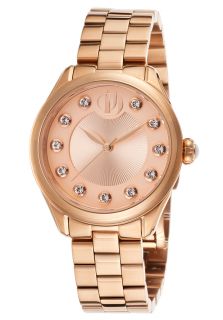 Project D London PDB011 W 25  Watches,Womens Rose Tone Steel Rose Tone Textured Dial, Casual Project D London Quartz Watches