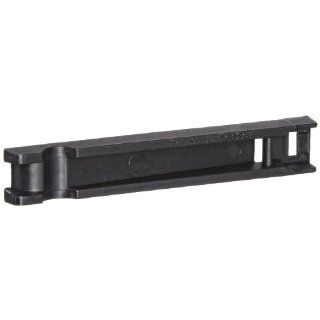 Panduit FCPI2 C20 Flat Cable Mounting System Plate, Nylon 6.6, Cable Ties Mounting Method, Black, 2.04" Max Flat Cable Width, 0.2" Height, 0.38" Width, 2.31" Length (Pack of 100)