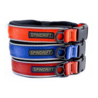 Spindrift 893 Reflective Safety Dog Collar, Small (1" x 14 17")   Blaze Orange  Pet Collars 