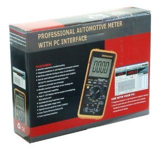 AT 9995 Professional Digital Automotive DMM Tune up Meter up to 12000 RPM with RS 232 PC Interface  Automotive Diagnostic Thermometers 