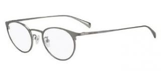New Authentic Giorgio Armani Ga 893 Col 0xy0 Gray Satin Round Titanium Eyeglasses Clothing