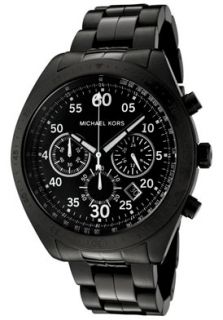 Michael Kors MK8139  Watches,Mens Chronograph Black Ion Plated Stainless Steel, Chronograph Michael Kors Quartz Watches