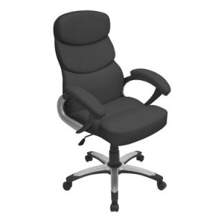 LumiSource Doctorate High Back Leatherette Office Chair OFC AC DOC Color Black