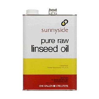 SUNNYSIDE CORPORATION 873G1 1 Gallon Raw Linseed Oil   Household Wood Stains  