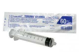 Syringe 60cc Luer Lock Tip Sterile (Pack of 10)