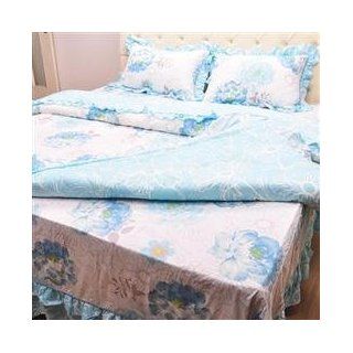 Cotton Ruffle Rose Pattern Bedding Sheets Cell Phones & Accessories