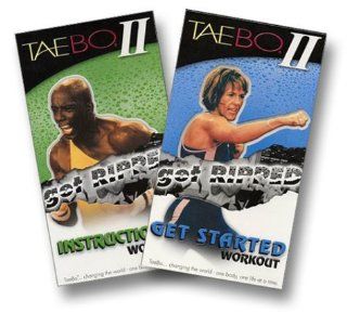 Tae Bo 2   Get Ripped   Instructional / Get Started [VHS] Billy Blanks Movies & TV