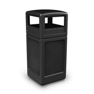 Commercial Zone 42 Gallon Square Waste Container with Dome Lid 73290 Color B