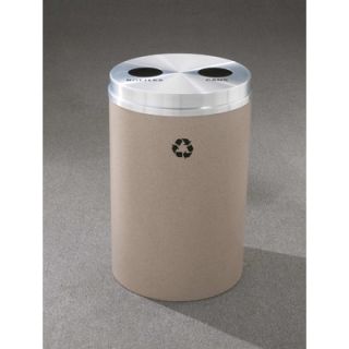 Glaro, Inc. RecyclePro Dual Stream Recycling Receptacle BC 2032 DS SA BOTTLES