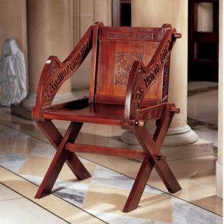 Design Toscano 16th Century Glastonbury Arm Chairs AF1390