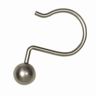 Style Selections 12 Pack Brushed Nickel Single Hooks
